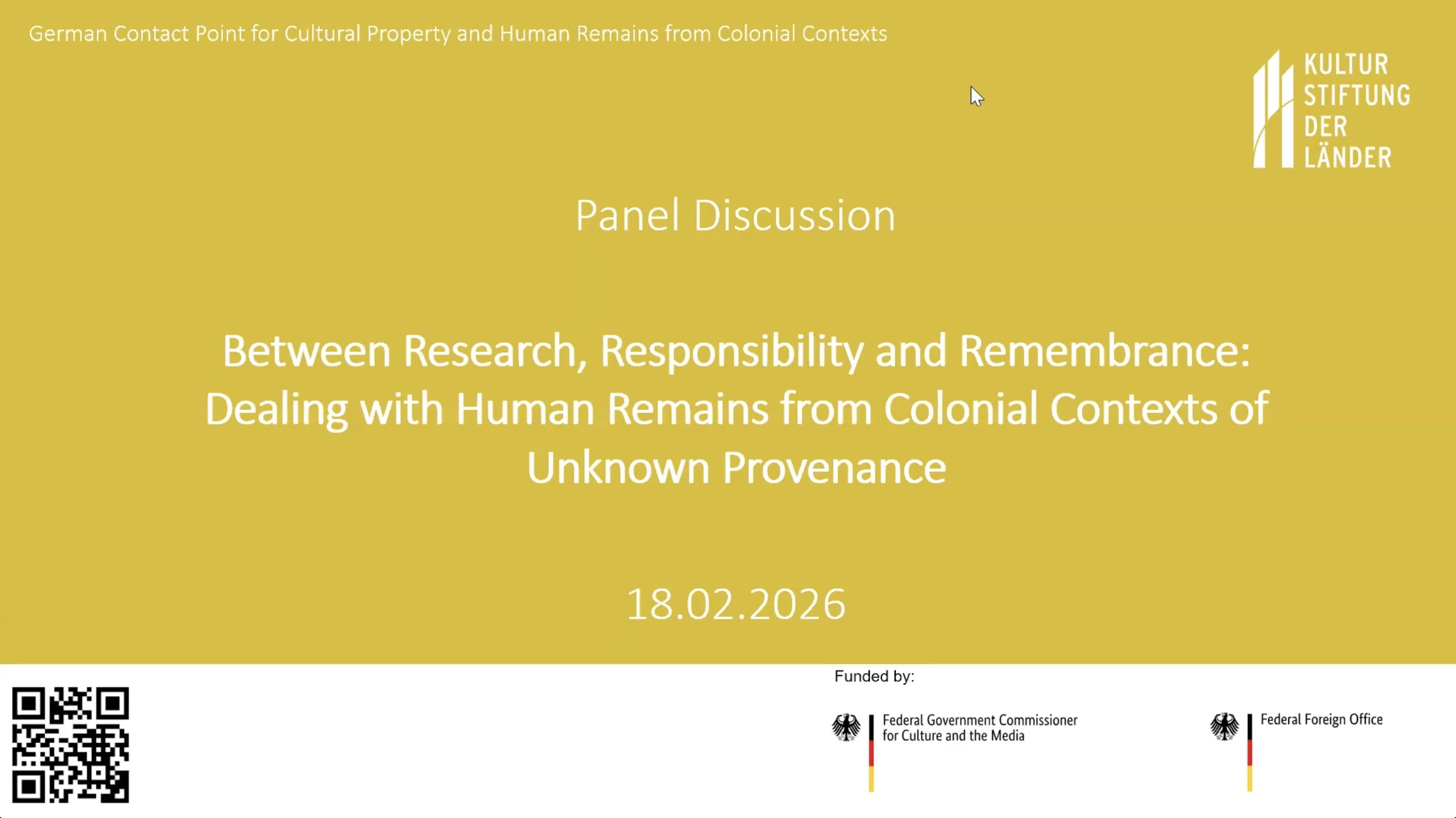 Dealing with Human Remains from Colonial Contexts of Unknown Provenance